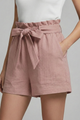 Irena | Women's Shorts with Tie Waist and Side Pockets