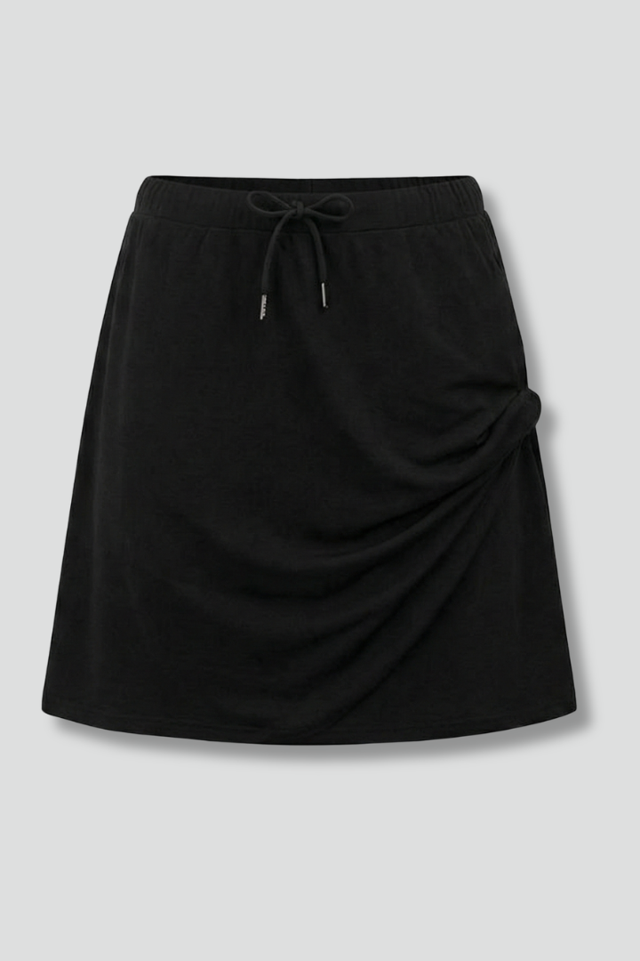 Laurentia | Women's Skirt with Drawstring Waist and Built-In Shorts