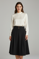 Fay | Women's Skirt with High Waist and Flared Hem