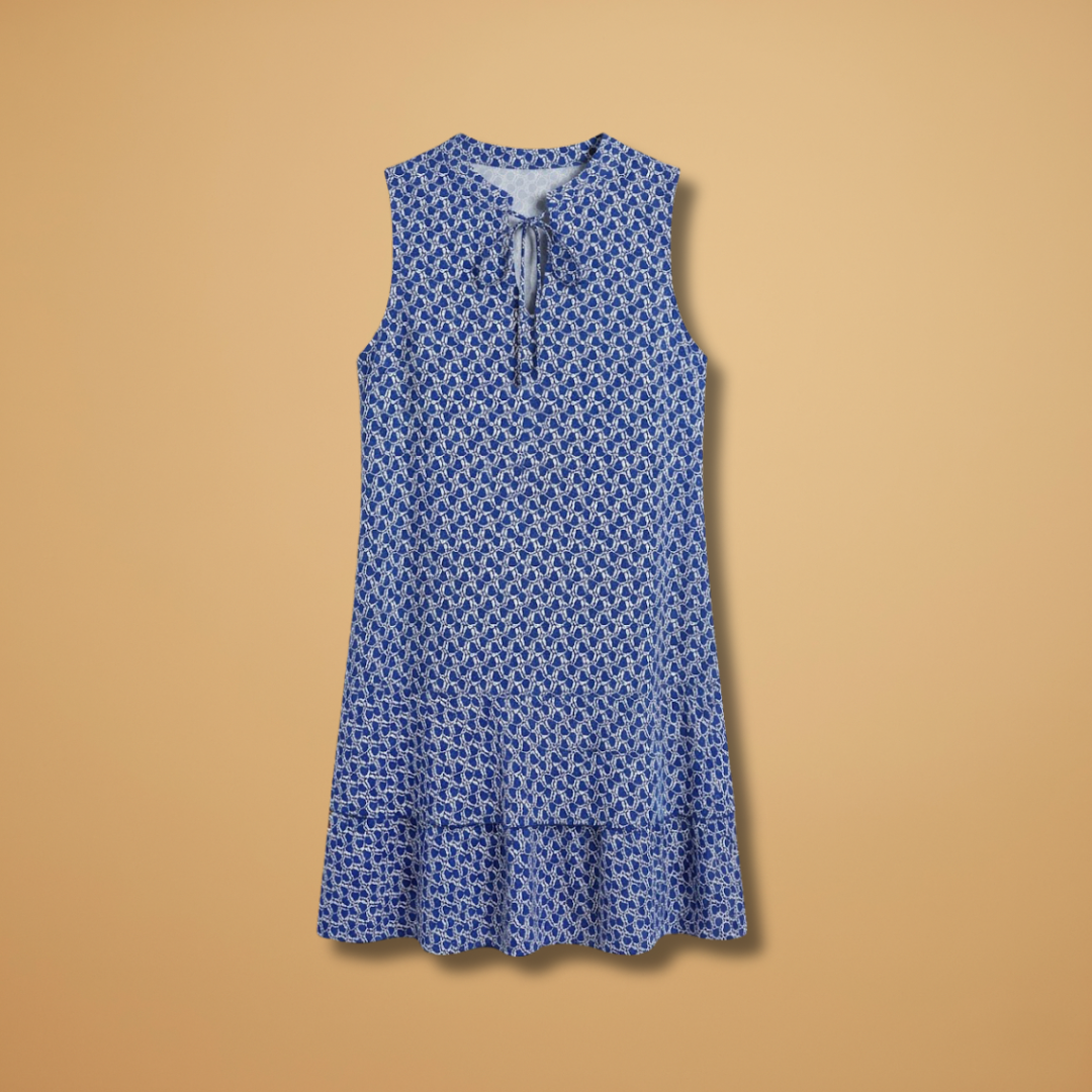 Persis | Women's Sleeveless Dress with Abstract Print