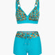 Berta | Women's Striped Bikini Set with Shorts - image 2