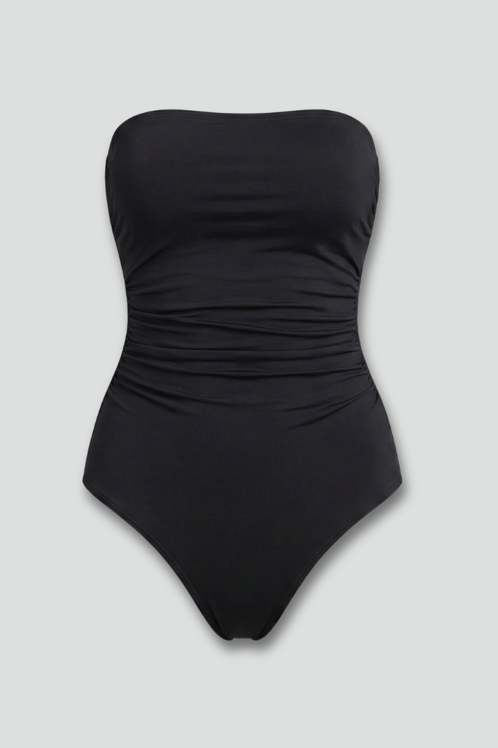 Sorrel | Women's Swimsuit with Strapless Neckline and Ruched Front