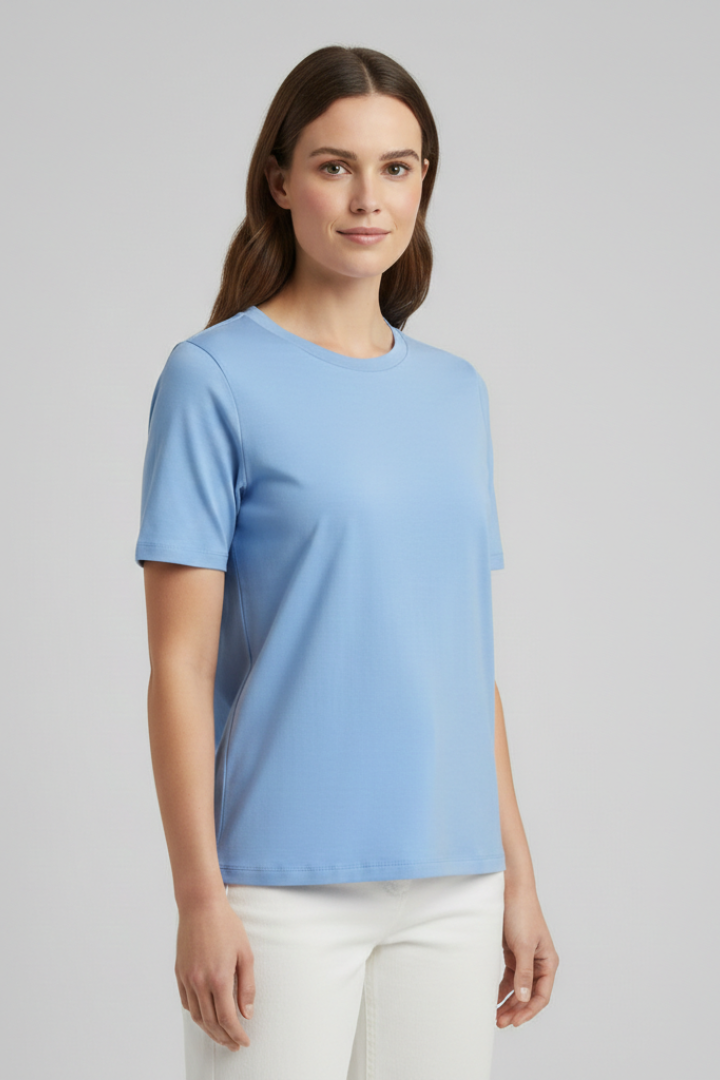 Cicely | Women's T-Shirt with Round Neckline and Short Sleeves