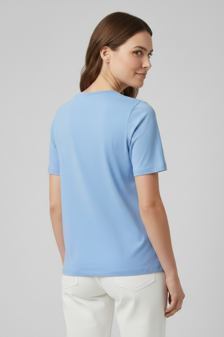 Cicely | Women's T-Shirt with Round Neckline and Short Sleeves