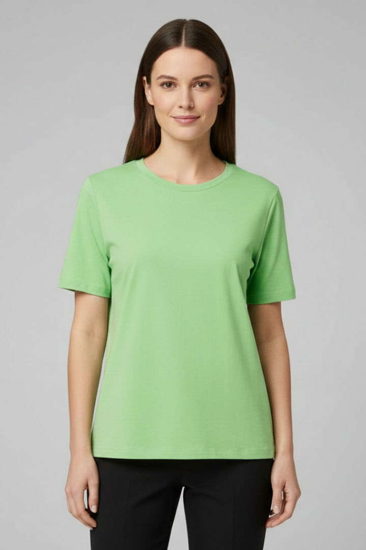 Cicely | Women's T-Shirt with Round Neckline and Short Sleeves