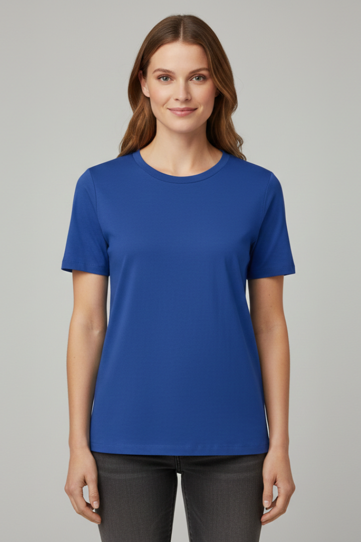 Cicely | Women's T-Shirt with Round Neckline and Short Sleeves