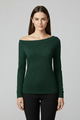 Casilda | Women's Top with Off-Shoulder Neckline and Long Sleeves