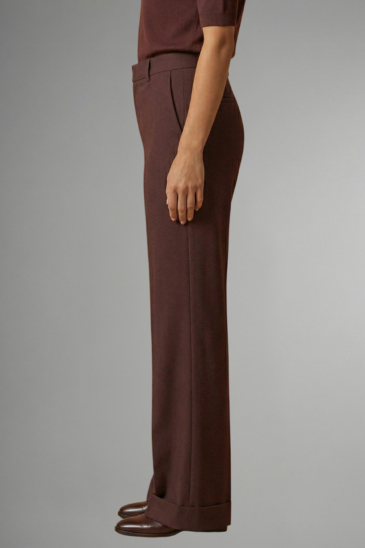 Martha | Women's Trousers with High Waist and Straight Leg