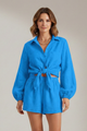 Julitta | Women's Two-Piece Set with Button Shirt and Shorts