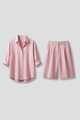 Hilda | Women's Two-Piece Set with Button Shirt and Wide Shorts