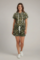 Hester | Women's Two-Piece Set with Hooded Top and Elastic Shorts