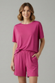 Jewel | Women's Two-Piece Set with Round Neck Top and Elastic Waist Shorts