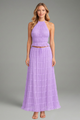 Galatea | Women's Two Piece Set with Halter Top and Maxi Skirt