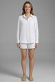 Ignatia | Women's Two Piece Set with Long Sleeve Shirt and Shorts