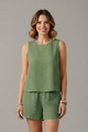 Isla | Women's Two Piece Set with Sleeveless Top and Shorts