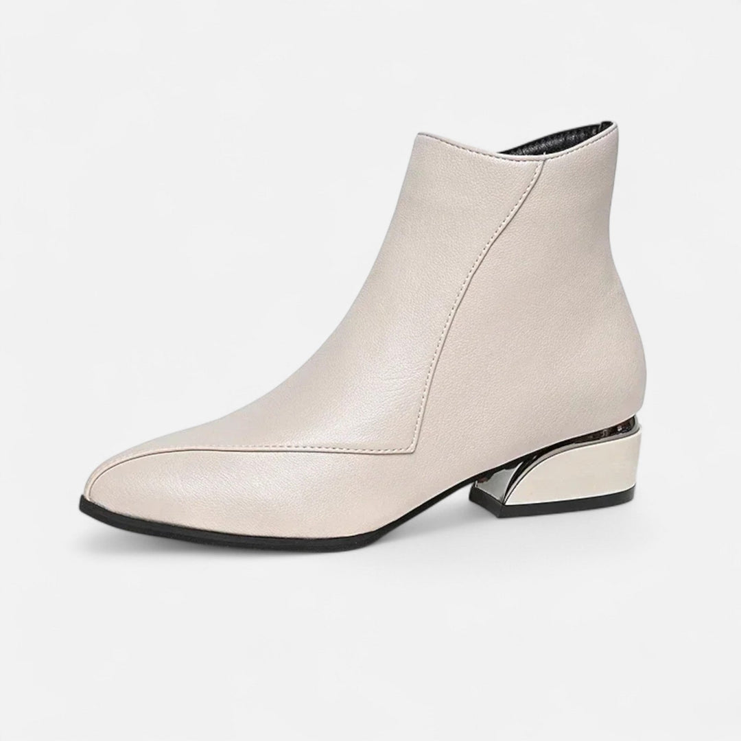 Amabel | Women’s Classic Chunky Low Heel Ankle Boots