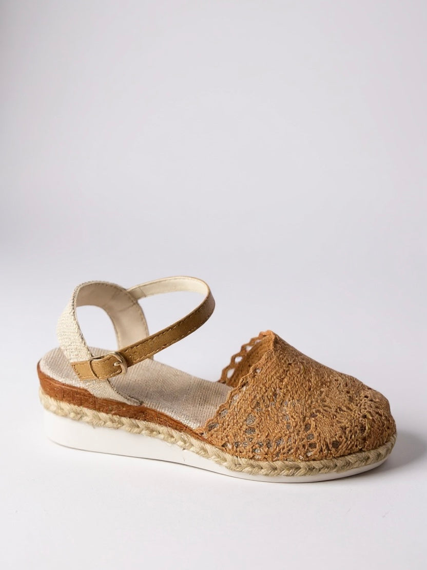Calanthe | Women's Crochet Platform Espadrille Sandals