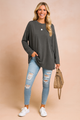 Salome | Women's Relaxed Oversized Long Sleeve Tunic Top