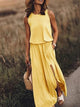 Lisandra | Women's Sleeveless Maxi Dress with Side Slits - image 6