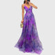 Giselle | Women's Floral Print High-Waisted Maxi Dress
