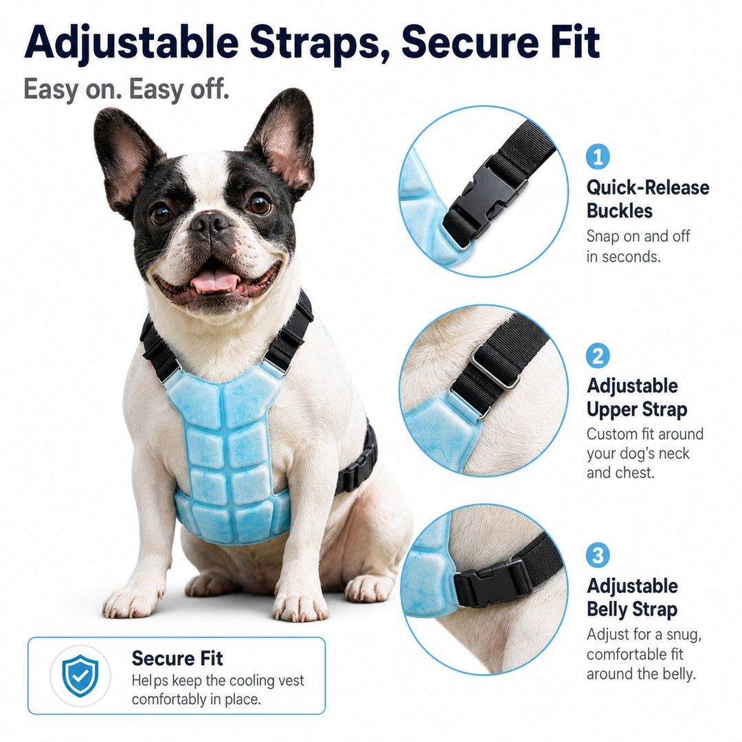 Alder | Reusable PCM Pet Cooling Vest for Summer Walks & Outdoor Play - image 4