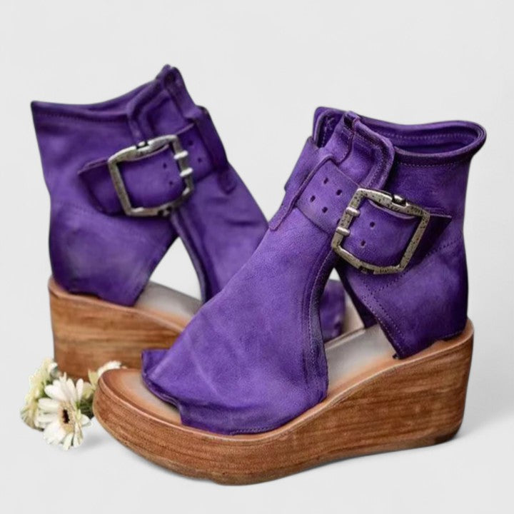 Jess | Women's Orthopedic-Style Wedge Sandals with Arch Support