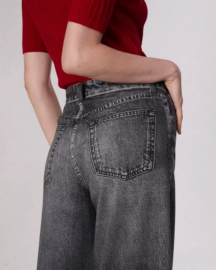 Mirabel | Women's Black Sweatpant Jeans