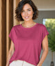 Rowena | Women's Basic Modal Short Sleeve Top