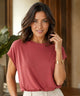 Rowena | Women's Basic Modal Short Sleeve Top