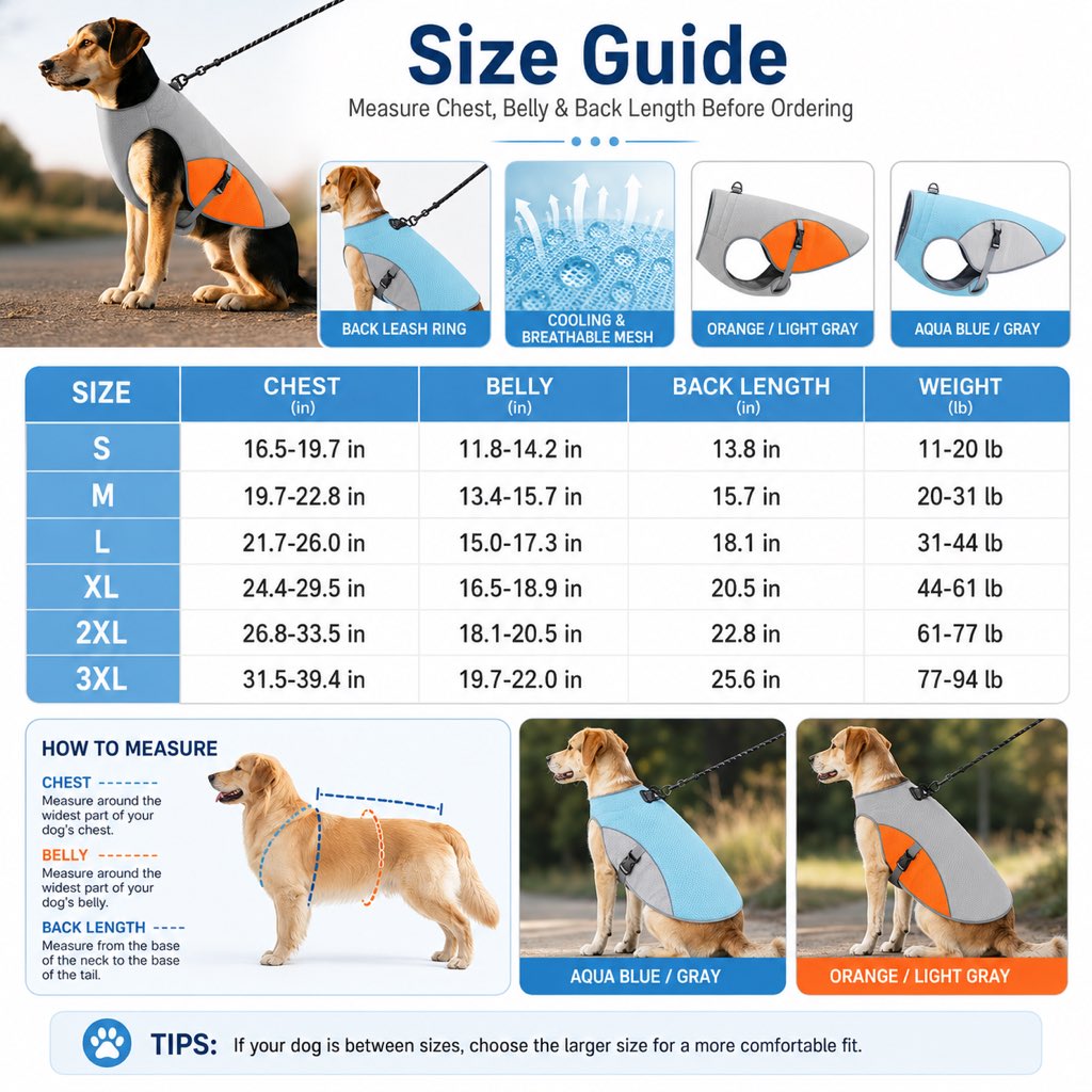 Vasiliki | Dog Cooling Vest for Summer Walks - image 10