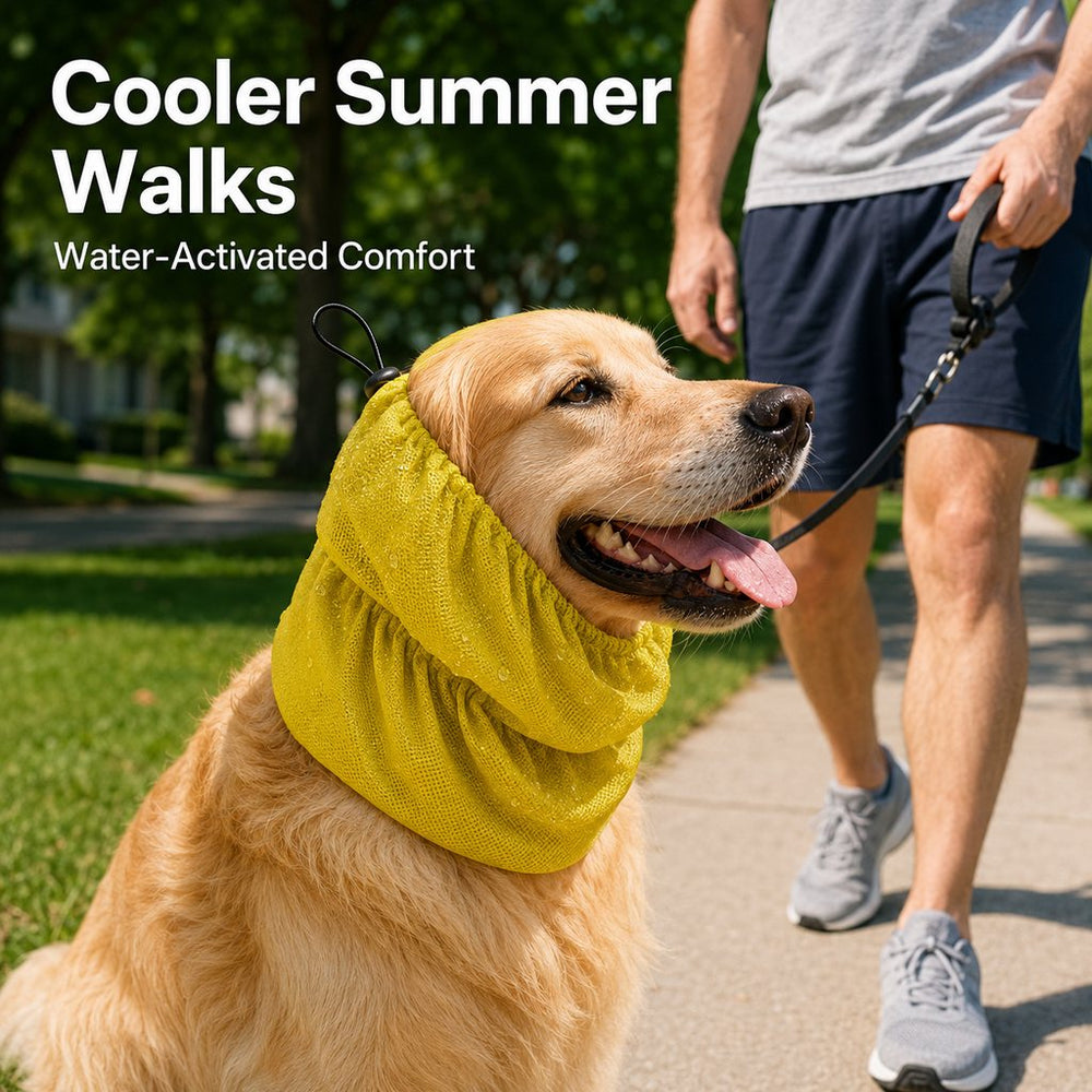 Dimitra | Water-Activated Dog Cooling Snood for Summer Walks - image 2