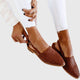 Bettany | Women's Orthopaedic Woven Slingback Flats with Adjustable Strap for Summer