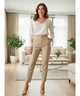 Bettina | Women's High Waist Tailored Pants