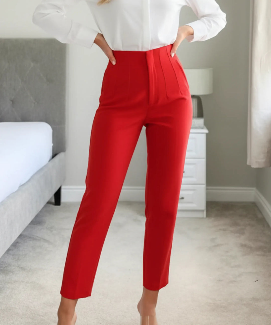 Bettina | Women's High Waist Tailored Pants