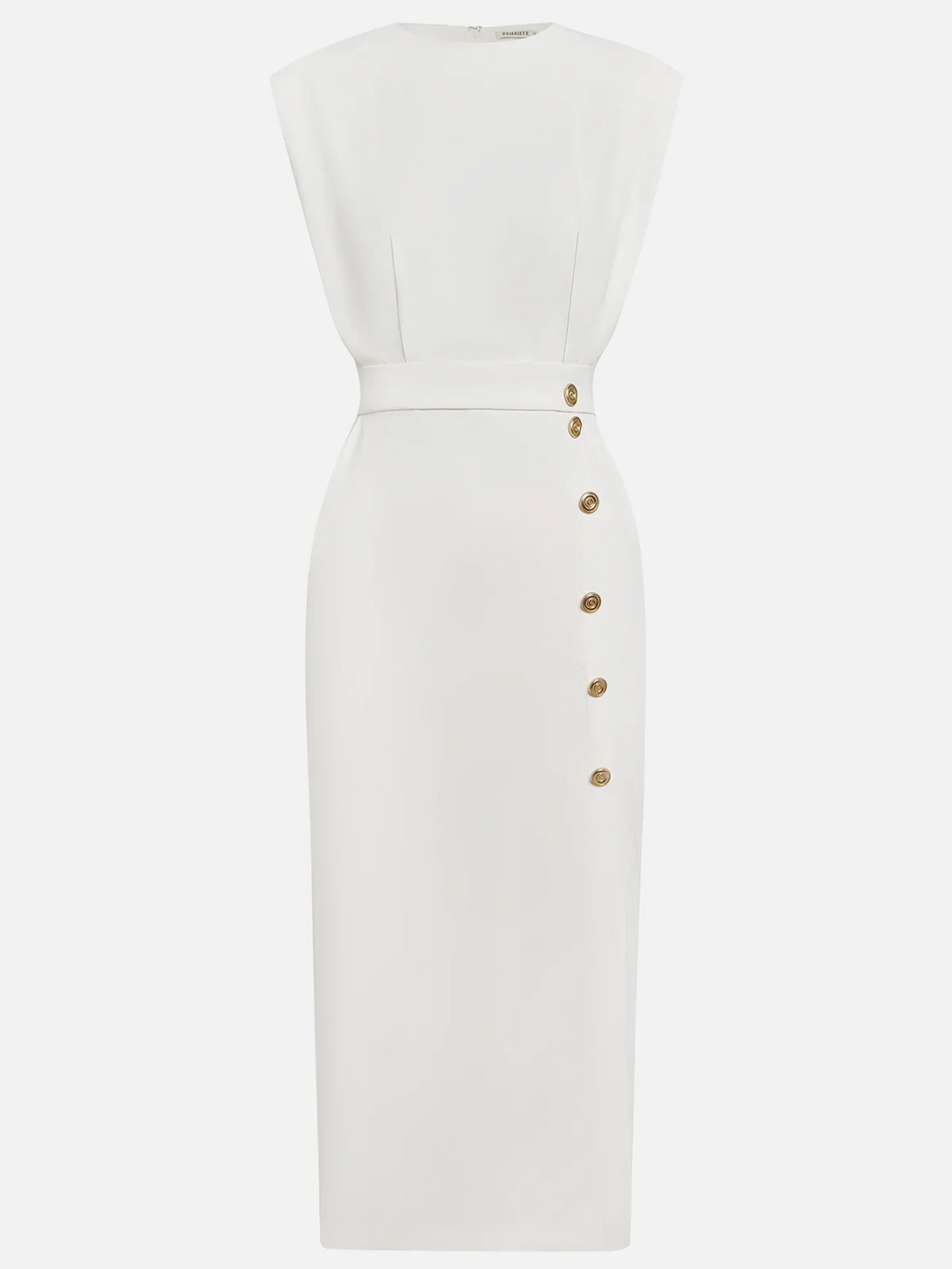Lodovica | Women's Button-Front Split Midi Dress - image 12