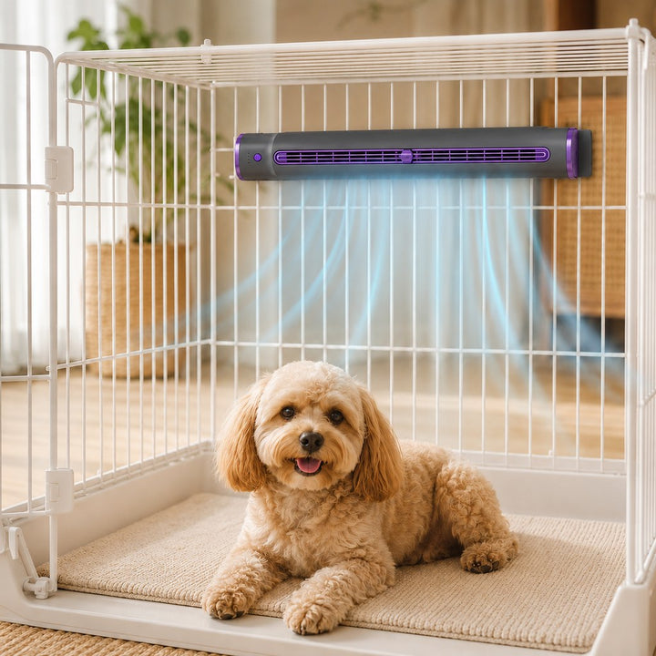 Danai | Rechargeable Pet Crate Cooling Fan, 3-Speed Airflow for Stuffy Dog Kennels & Indoor Pet Spaces - image 11