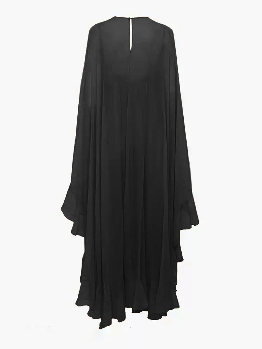 Norah | Women's Chiffon Layered Dress with Cloak