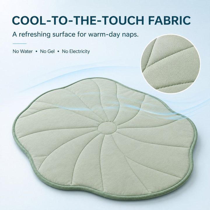 Livilla | Lotus Leaf Cooling Pet Mat for Floors, Sofas, Crates & Car Seats - image 4