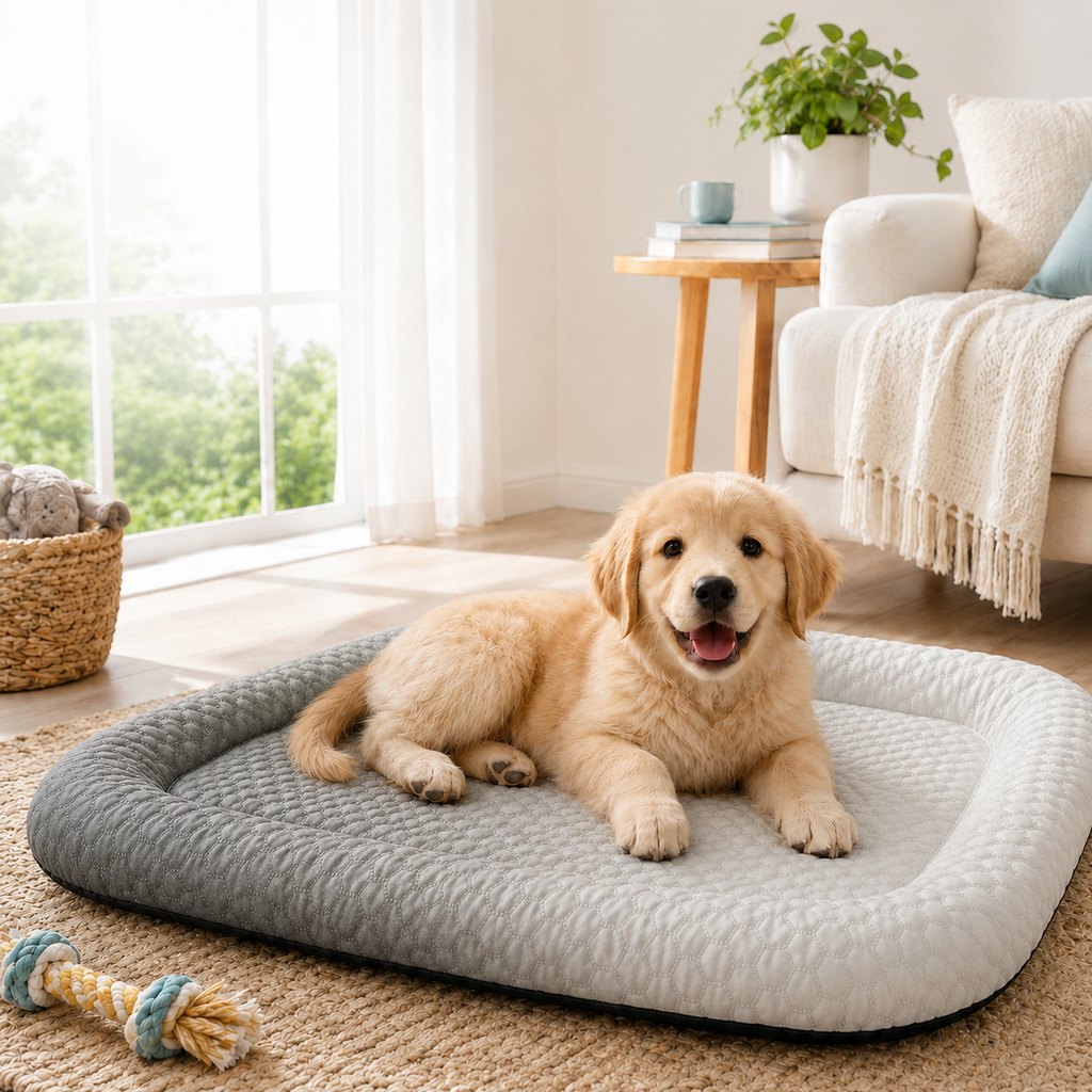 Alkmini | Cool-Touch Gradient Pet Cooling Bed for Summer Naps - image 11
