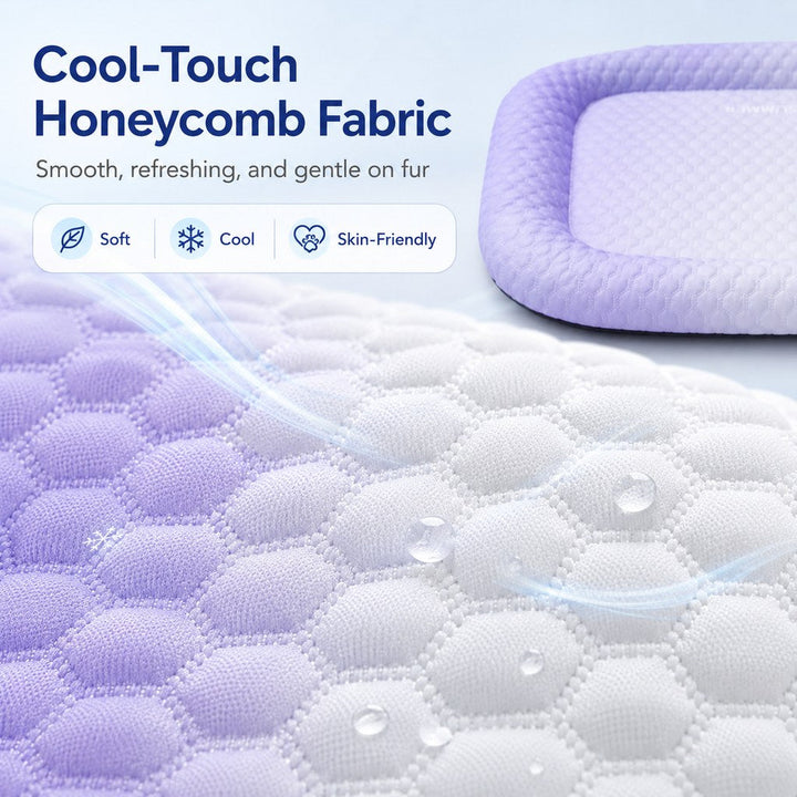 Alkmini | Cool-Touch Gradient Pet Cooling Bed for Summer Naps - image 4