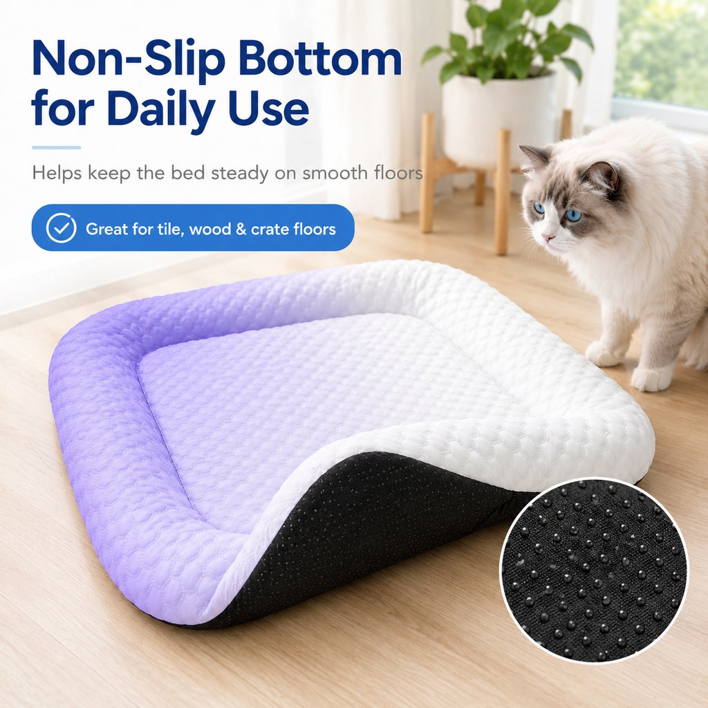 Alkmini | Cool-Touch Gradient Pet Cooling Bed for Summer Naps - image 7