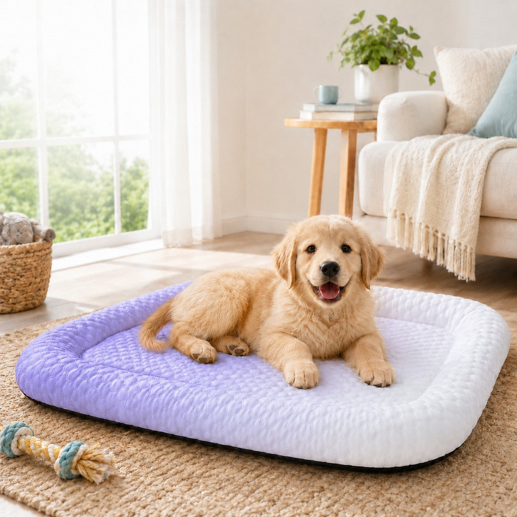 Alkmini | Cool-Touch Gradient Pet Cooling Bed for Summer Naps - image 1