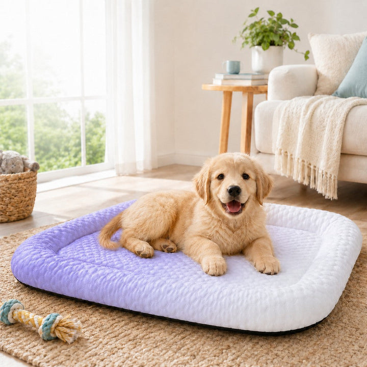 Alkmini | Cool-Touch Gradient Pet Cooling Bed for Summer Naps - image 1