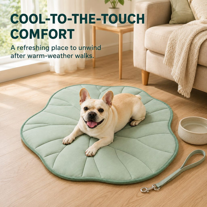 Livilla | Lotus Leaf Cooling Pet Mat for Floors, Sofas, Crates & Car Seats - image 2