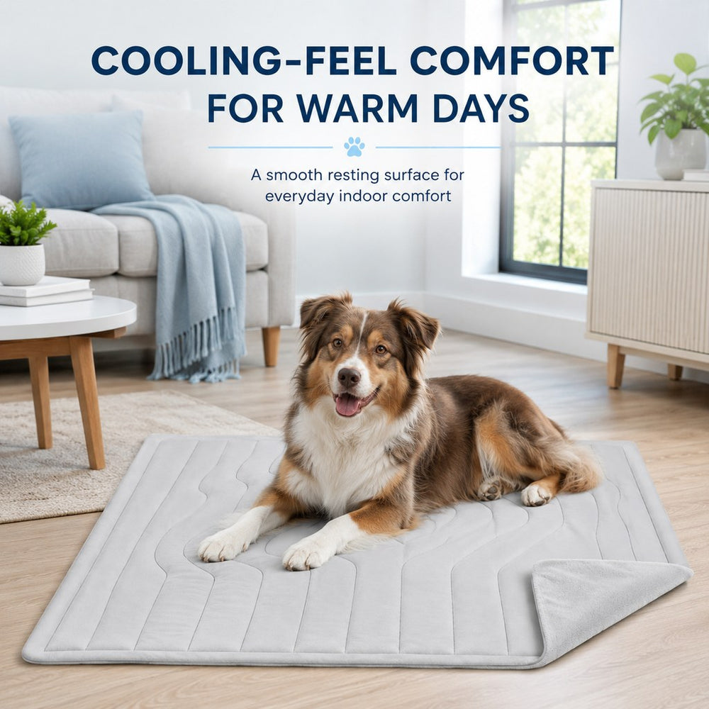 Maecia | Reversible All-Season Cooling-Feel Pet Mat for Dogs & Cats - image 2