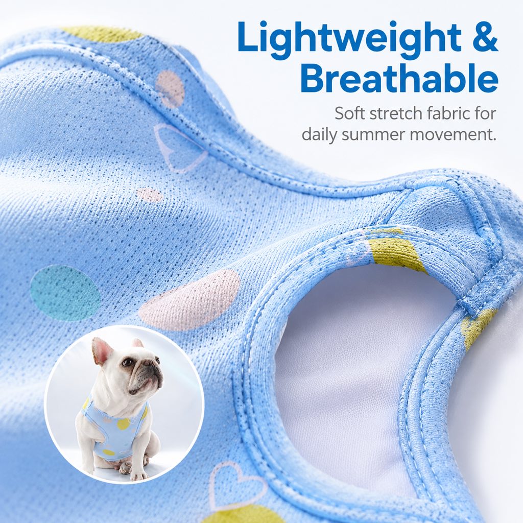 Kalliroi | French Bulldog Cooling Vest for Hot Summer Walks - image 7
