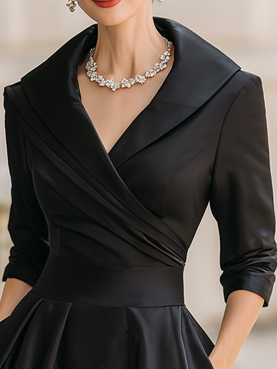 Coraline | Women's Elegant V-Neck Evening Dress