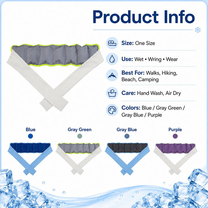 Ortrud | Dog Cooling Neck Wrap for Summer Walks, Hiking & Beach Days - image 9