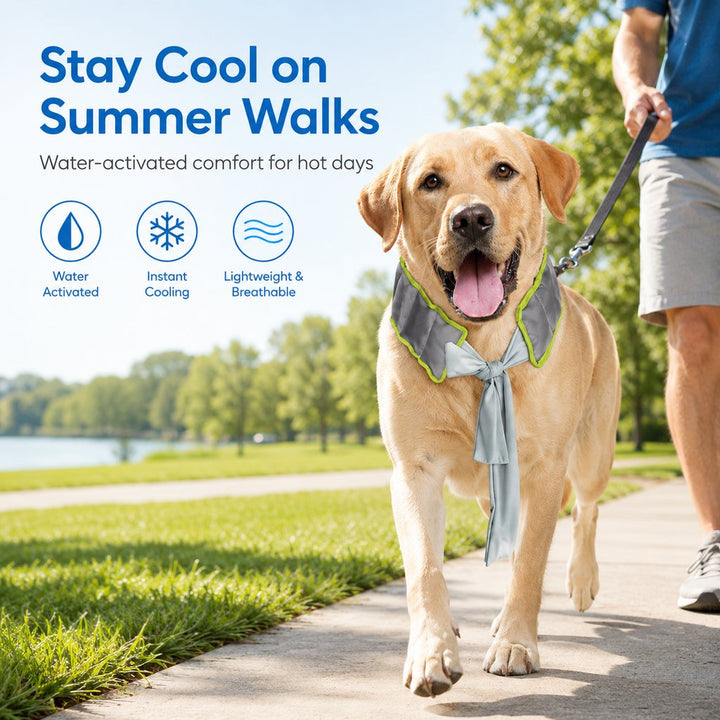Ortrud | Dog Cooling Neck Wrap for Summer Walks, Hiking & Beach Days - image 3
