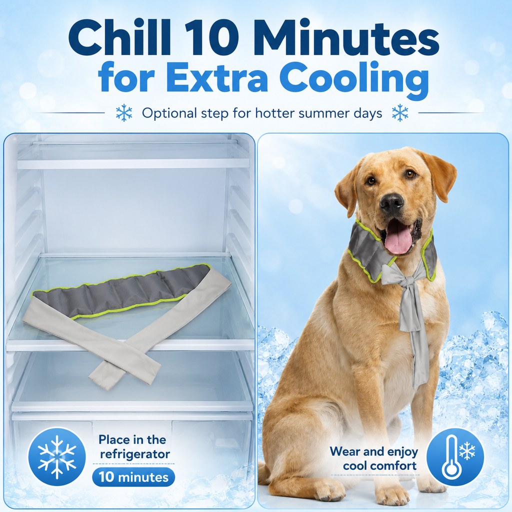 Ortrud | Dog Cooling Neck Wrap for Summer Walks, Hiking & Beach Days - image 6